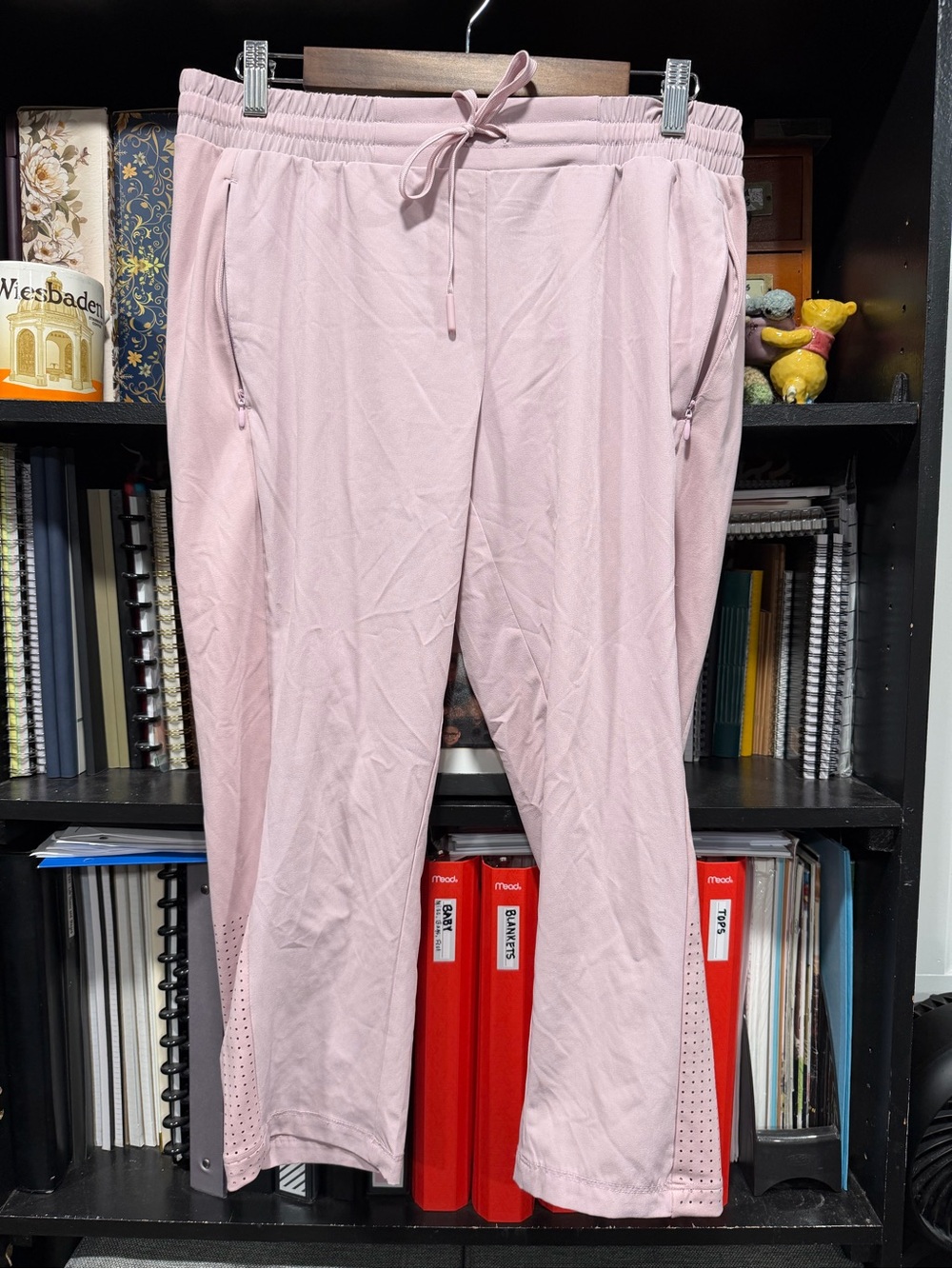 MTA Sport Light Pink Drawstring Jogger Pants